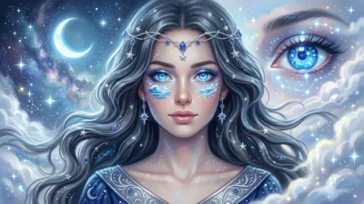 metaphors for blue eyes