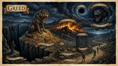 metaphors for greed
