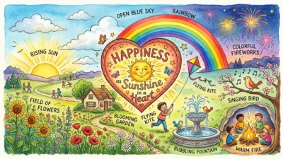 metaphors for happiness