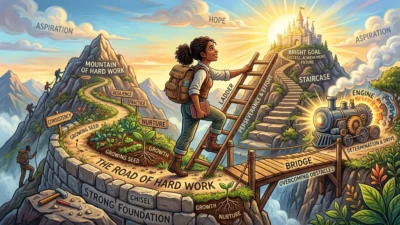 metaphors for hard work
