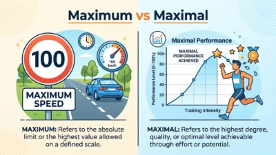 maximum vs maximal
