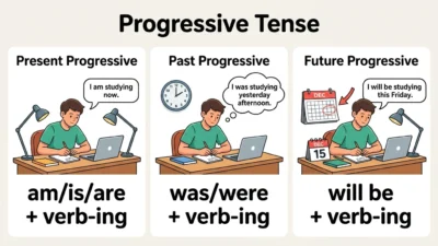 progressive tense