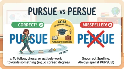 pursue vs persue