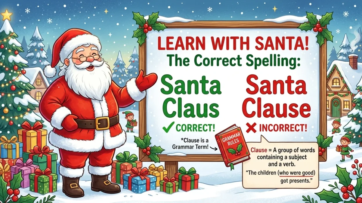 Santa Claus vs Santa Clause