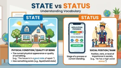 state vs status