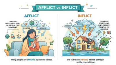 afflict vs inflict