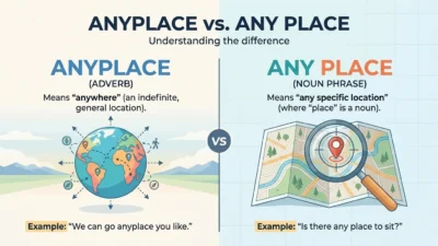 anyplace vs any place