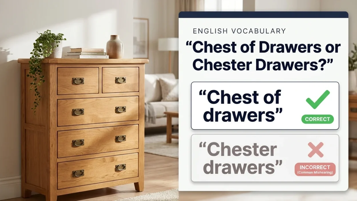 chest of drawers or chester drawers