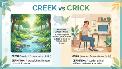 creek vs crick