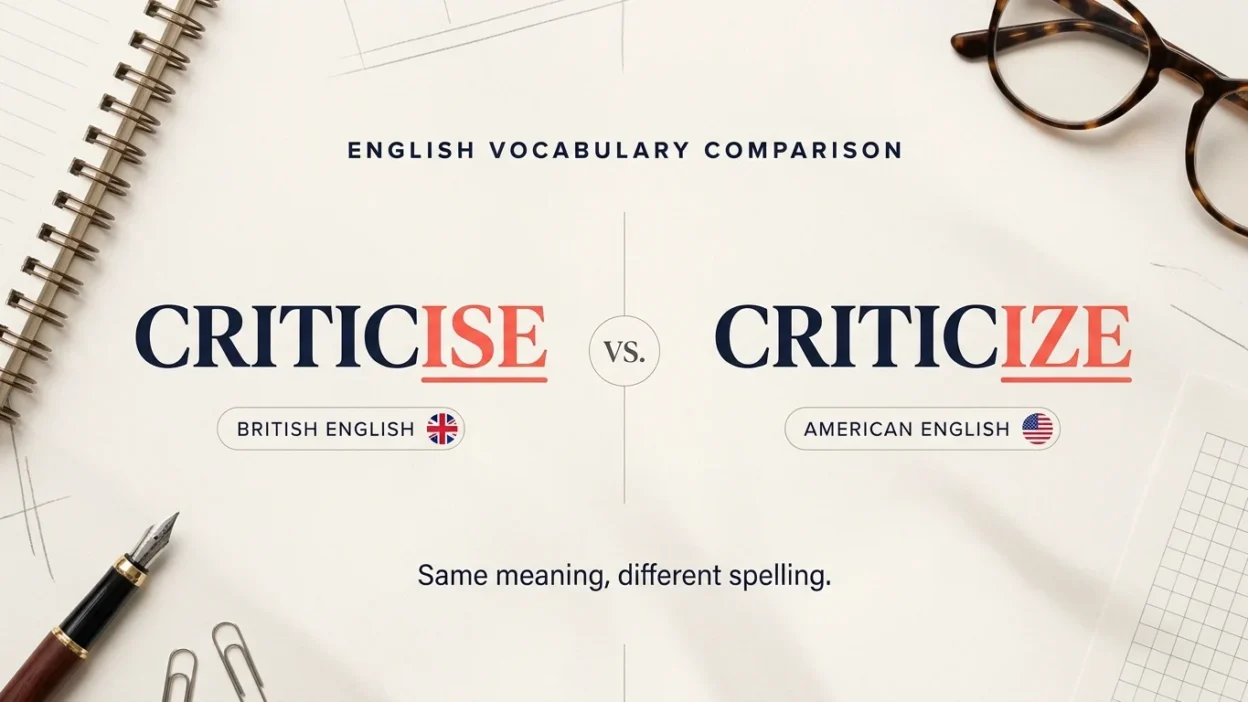 criticise vs criticize