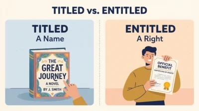 entitled vs titled