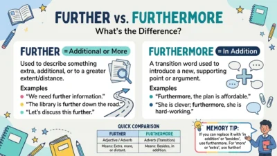 further vs furthermore