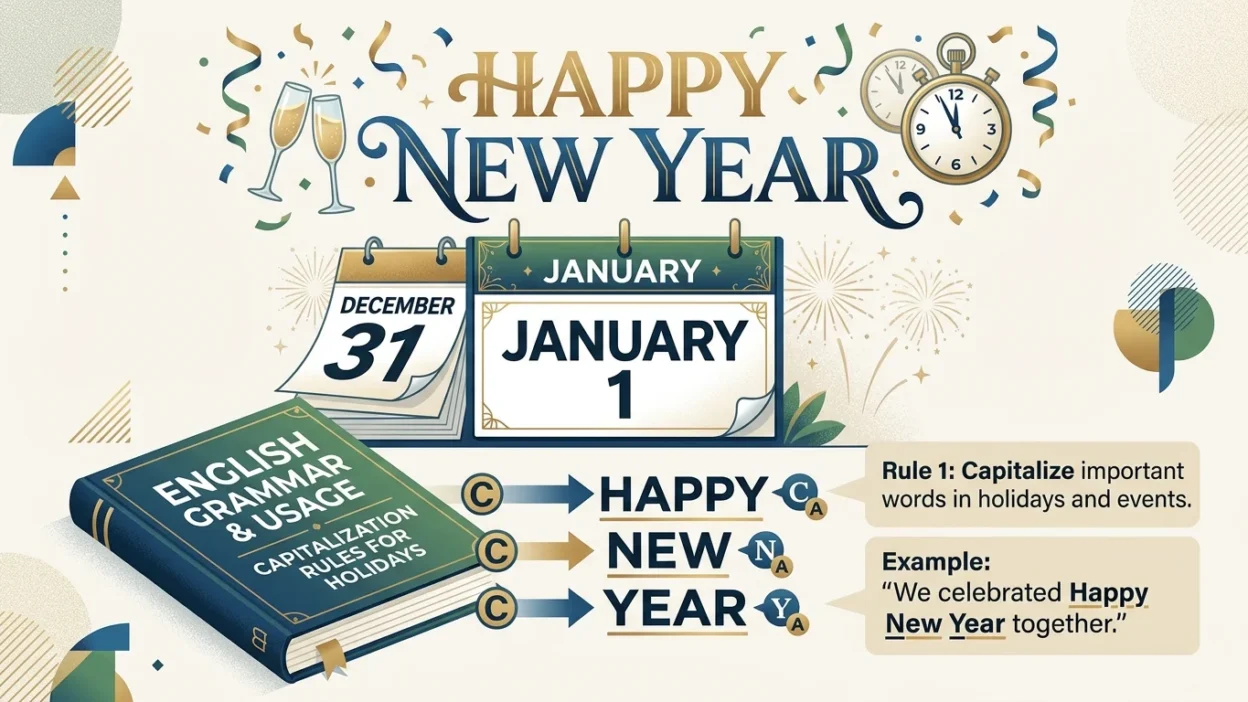 happy new year capitalization