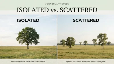 isolated vs scattered