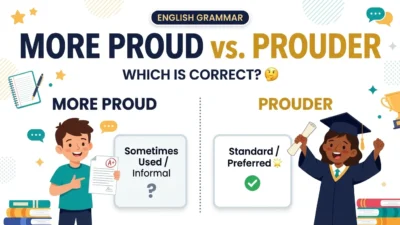 more proud vs prouder