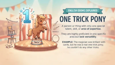 one trick pony meaning