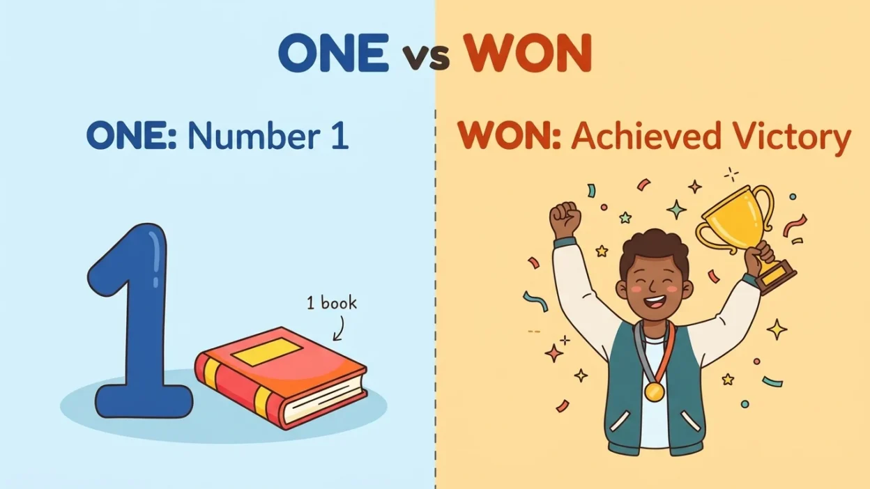 one vs won