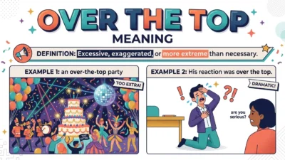 over the top meaning