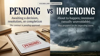 pending vs impending