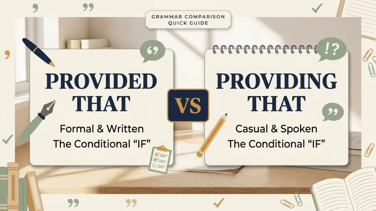 provided that vs providing that