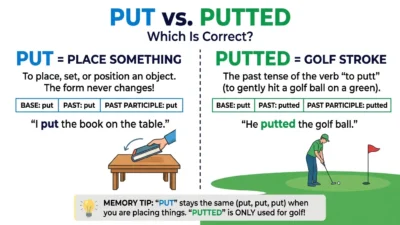 putted vs put