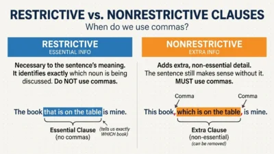 restrictive vs nonrestrictive clause