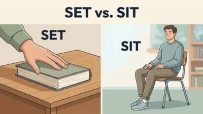set vs sit