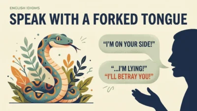 speak with a forked tongue meaning