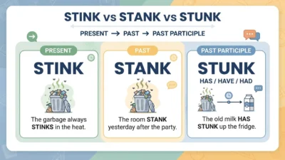 stink vs stank vs stunk